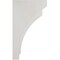 Ekena Millwork 4"W x 5 3/4"D x 10"H Medium Felix Wood Vintage Decor Corbel, Chalk Dust White CORWD04X05X10FEWH - alternate 2